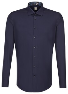 Jacques Britt Uni Business Mouwlengte 7 Navy