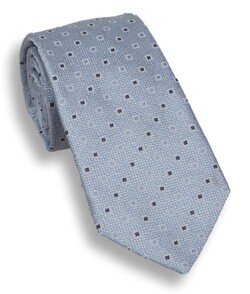 Ascot Azure Mosaic Stropdas Licht Blauw