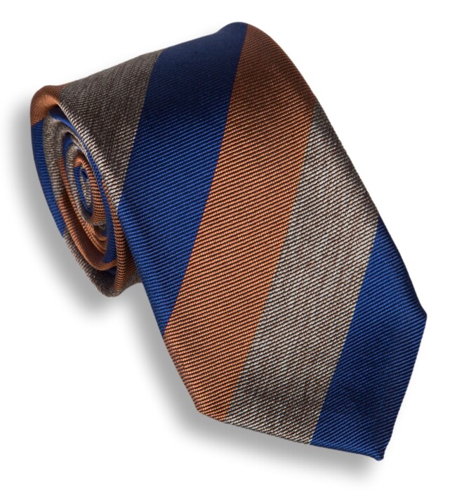 Ascot Copper Royale Tie Blue-Brown