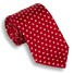 Ascot Dotted Elegance Stropdas Rood