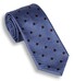 Ascot Heritage Dots Stropdas Blauw