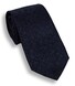 Ascot Petal Pattern Silk Stropdas Navy