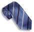 Ascot Riviera Stripe Stropdas Blauw