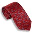 Ascot Scarlet Paisley Stropdas Rood