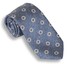 Ascot Subtle Geometry Stropdas Midden Blauw