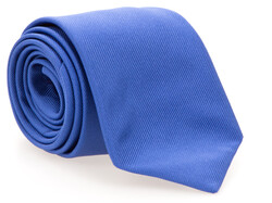 Ascot Uni Silk Stropdas Blauw