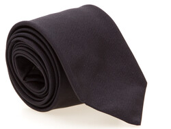 Ascot Uni Silk Stropdas Zwart
