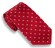 Ascot Vibrant Polka Dot Silk Tie Red