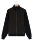 Baileys 2-Tone Jacquard Sweat Full Zip Vest Camel