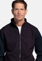 Baileys 2-Tone Jacquard Sweat Full Zip Vest Deep Mauve