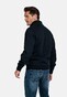 Baileys 2-Tone Jacquard Sweat Full Zip Vest Navy
