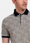 Baileys 2Tone Allover Batik Pattern Polo Donker Beige