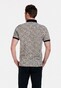 Baileys 2Tone Allover Batik Pattern Polo Donker Beige