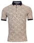 Baileys 2Tone Allover Batik Pattern Polo Donker Beige