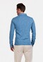 Baileys 2Tone Slub Interlock Long Sleeve Polo Denim Blue
