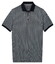 Baileys Allover 3D Abstract Pattern Poloshirt Indigo Blue