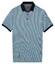 Baileys Allover 3D Abstract Pattern Poloshirt Sky Blue