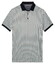 Baileys Allover 3D Abstract Pattern Poloshirt Soft Grey