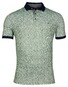 Baileys Allover Batik Circle Dots Fantasy Pattern Polo Olijf Groen