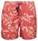 Baileys Allover Leaves Drawstring Swim Short Coral