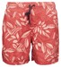 Baileys Allover Leaves Drawstring Swim Short Coral