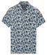 Baileys Allover Leaves Pattern Chest Pocket Polo Misty Green