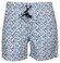 Baileys Allover Mosaic Pattern Swim Short Pastel Blauw
