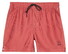 Baileys Allover Printed 2-Tone Drawstring Swim Short Dark Cerise
