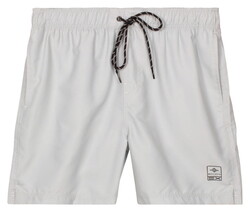 Baileys Allover Printed 2-Tone Drawstring Swim Short Midden Grijs