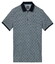 Baileys Allover Rotated Squares Piqué Polo Delft Blue
