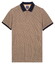 Baileys Allover Rotated Squares Piqué Polo Zand