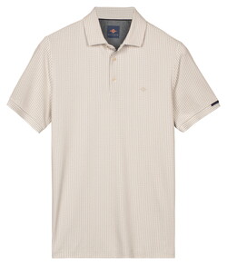 Baileys Allover Seersucker Look Stripe Pattern Polo Shell