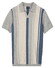 Baileys Allover Structure Knit Vertical Stripe Polo Riviera Blue