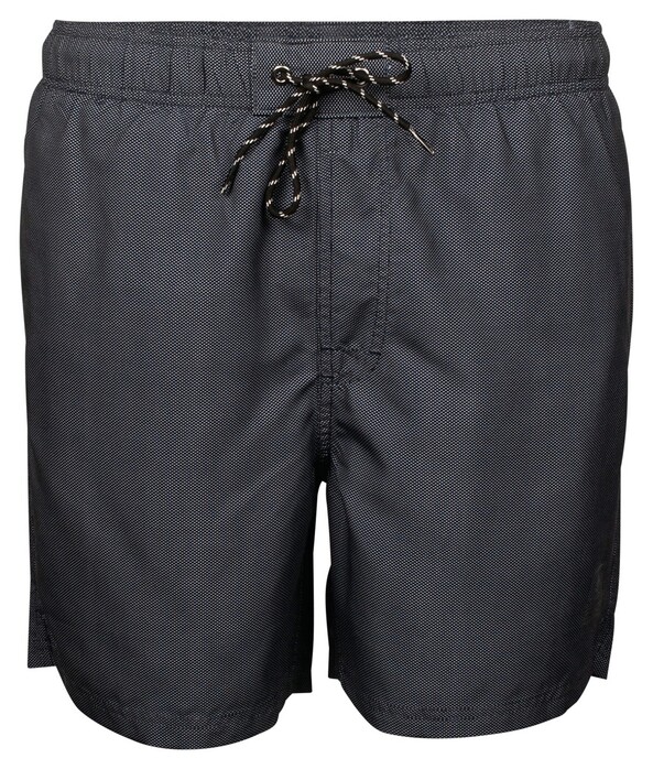 Baileys Allover Subtle Two-Tone Pattern Swim Short Navy