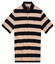 Baileys Allover Yarn Dyed Stripe Polo Soft Peach