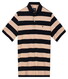 Baileys Allover Yarn Dyed Stripe Polo Soft Peach