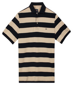 Baileys Allover Yarn Dyed Stripe Poloshirt Shell