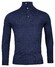 Baileys Buttons Collar Placket Merino Blend Trui Deep Denim Blue