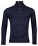 Baileys Buttons Collar Placket Merino Blend Trui Navy