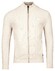 Baileys Cardigan Zip Allover Plated Two-Tone Jacquard Vest Kitt Melange