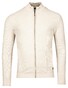 Baileys Cardigan Zip Allover Plated Two-Tone Jacquard Vest Kitt Melange
