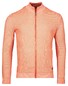 Baileys Cardigan Zip Allover Plated Two-Tone Jacquard Vest Light Coral