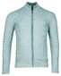 Baileys Cardigan Zip Allover Plated Two-Tone Jacquard Vest Sky Blue Melange