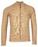 Baileys Cardigan Zip Allover Structure Vest Donker Zand