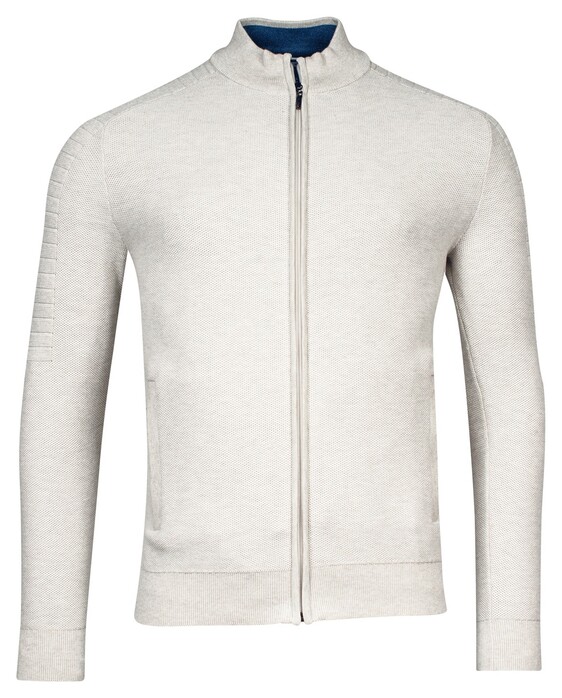 Baileys Cardigan Zip Allover Structure Vest Kitt