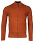 Baileys Cardigan Zip Allover Texture Vest Red Earth
