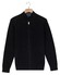 Baileys Cardigan Zip Cotton Cashmere Vest Navy