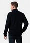 Baileys Cardigan Zip Fine Structure Knit Navy