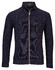 Baileys Cardigan Zip Fine Structure Knit Vest Navy