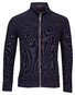 Baileys Cardigan Zip Fine Structure Knit Vest Navy